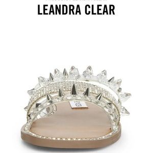 BNWOB Steve Madden Clear Leandra slides. Size 8.5